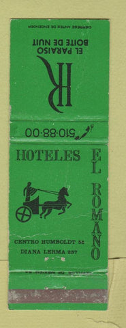 Matchbook Cover - Hotel El Romano WEAR
