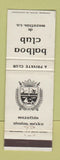 Matchbook Cover - Balboa Club Mazatlan Mexico WEAR