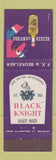 Matchbook Cover - Black Night Dry Gin Belgium