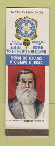 Matchbook Cover - Banco Do Comercio Brazil
