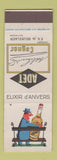 Matchbook Cover - Adet Cognac Liquor Antwerp Belgium