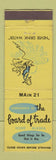 Matchbook Cover - Board of Trade Nome AK