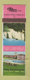 Matchbook Cover - Realtur Sao Paulo Brazil Hotel Das Cataratas Parana