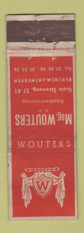 Matchbook Cover - Mag Wouters Antwerp Belgium WEAR