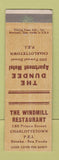 Matchbook Cover - The Dundee Motel Charlottetown PEI PE Windmill Restaurant
