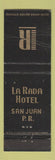 Matchbook Cover - La Rada Hotel San Juan Puerto Rico WEAR