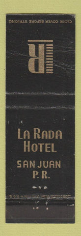 Matchbook Cover - La Rada Hotel San Juan Puerto Rico WEAR