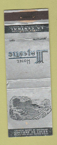 Matchbook Cover - Hotel Majestic Acapulco Mexico La Central WEAR