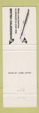 Matchbook Cover - The Britannia London UK England WEAR