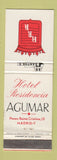 Matchbook Cover - Hotel Residencia Agumar Madrid Spain WEAR