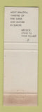 Matchbook Cover - Mitzou Madrid Spain WEAR