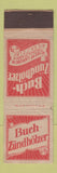 Matchbook Cover - Buch Zundholzer Robert Langein Zundholzfabrik Riesa WEAR