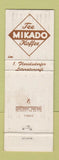 Matchbook Cover - Asbach Uralt Hotel Karolinehof Mikado Coffee