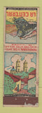 Matchbook Cover - La Central Railroad Mexico WORN