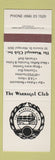 Matchbook Cover - Warragul Club Australia SAMPLE