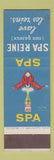 Matchbook Cover - Spa Drink Belgium