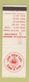 Matchbook Cover - Jack Scrap Pacific Scrap Auckland Wellington New Zealand