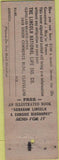 Matchbook Cover - Lincoln Insurance Cleveland OH WEAR