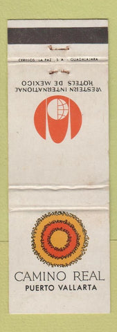 Matchbook Cover - Camino Real Puerto Vallarta Mexico WEAR
