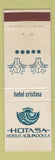 Matchbook Cover - Hotasa Hoteles Agrupados Spain