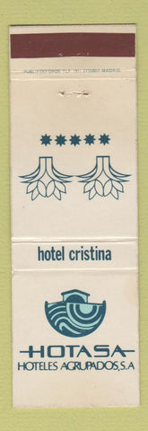 Matchbook Cover - Hotasa Hoteles Agrupados Spain
