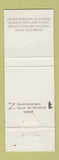 Matchbook Cover - Schweizerische Volksbank Bank Switzerland