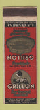 Matchbook Cover - Crillon Restaurant Mexico DF La Central