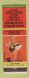 Matchbook Cover - Loncheria Panchito Reynosa Tamps Mexico pinup WEAR