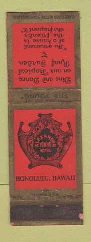 Matchbook Cover - Alexander Young Hotel Honolulu Hawaii WEAR