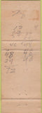 Matchbook Cover - Franklin Life Insurance Cheyenne WY WEAR