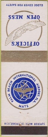 Matchbook Cover - Officer's Open Mess Palm Beach FL