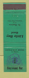 Matchbook Cover - Stuyvesent Bar Little Bay Hotel St Maarten WEAR GREEN