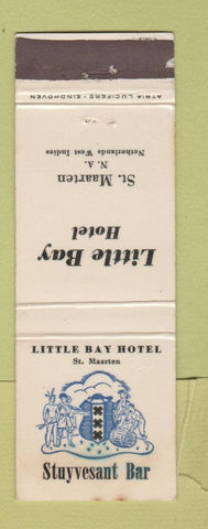 Matchbook Cover - Stuyvesent Bar Little Bay Hotel St Maarten WEAR WHITE