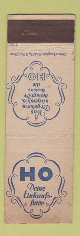 Matchbook Cover - Ho Deine Einkaufs Statte WEAR