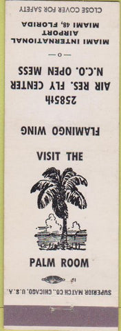 Matchbook Cover - Air Reserve Fly Center Mess Miami FL Palm Room