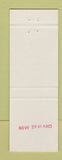 Matchbook Cover - Motel Six Hamilton New Zealand
