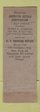 Matchbook Cover - Hotel Del Caribe Cartegena Colombia