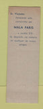 Matchbook Cover - Porto Alegre City Hotel Brazil
