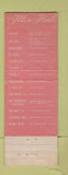 Matchbook Cover - Caribe Hilton Hotel San Juan Puerto Rico