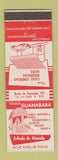 Matchbook Cover - Toldos Guanabara Rio De Janeiro Brazil