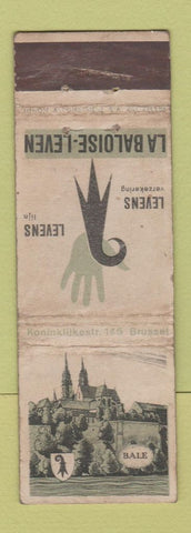 Matchbook Cover - Levens Belgium Brussels WEAR