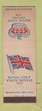 Matchbook Cover - Royal Visit Canada 1959
