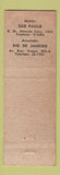 Matchbook Cover - Figueiredo Trucking Sao Paul Rio De Janeiro Brazil WEAR
