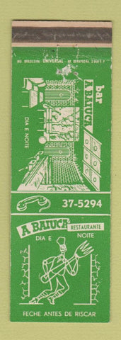 Matchbook Cover - A Baiuca Restaurante Brazil Sao Paulo WEAR