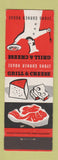Matchbook Cover - Grill & Cheese Lyons Corner House UK England