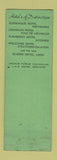 Matchbook Cover - Hotels Perthshire Ayrshire Leeds UK England