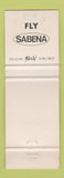 Matchbook Cover - Hotel Las Piramides Fuengirola Spain Sabena Airlines