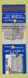 Matchbook Cover - Paseo De La Reforma Mexico DF