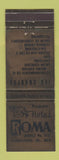 Matchbook Cover - Hotel Roma Juarez Guadalajara Mexico WEAR