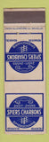 Matchbook Cover - Spiers Charbons Belgium